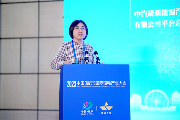 中汽研新能源汽車檢驗中心（天津）有限公司平臺總監 教授級高工王煒娜：動力電池多尺度、全層級測評分析技術