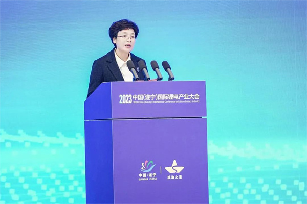 遂寧市委副書記、市長劉會英致辭