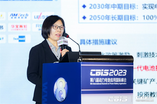 國家自然科學基金委員會高技術(shù)研究發(fā)展中心技術(shù)總師史冬梅：主要國家和地區(qū)先進電池技術(shù)發(fā)展戰(zhàn)略及態(tài)勢