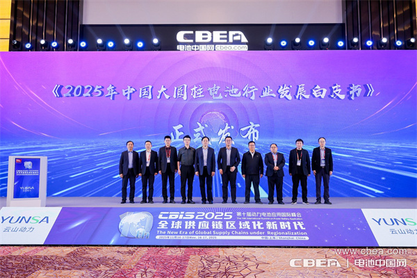《2025年中國大圓柱電池行業發展白皮書》正式發布